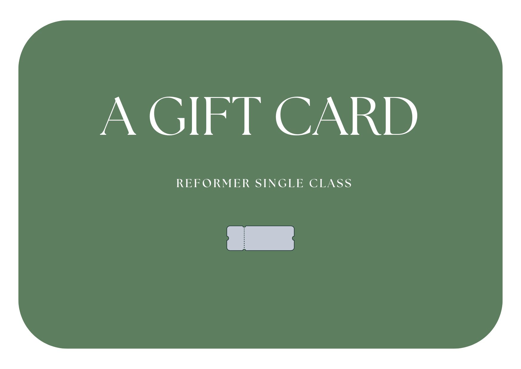 Gift Card – Reformer – Single Class