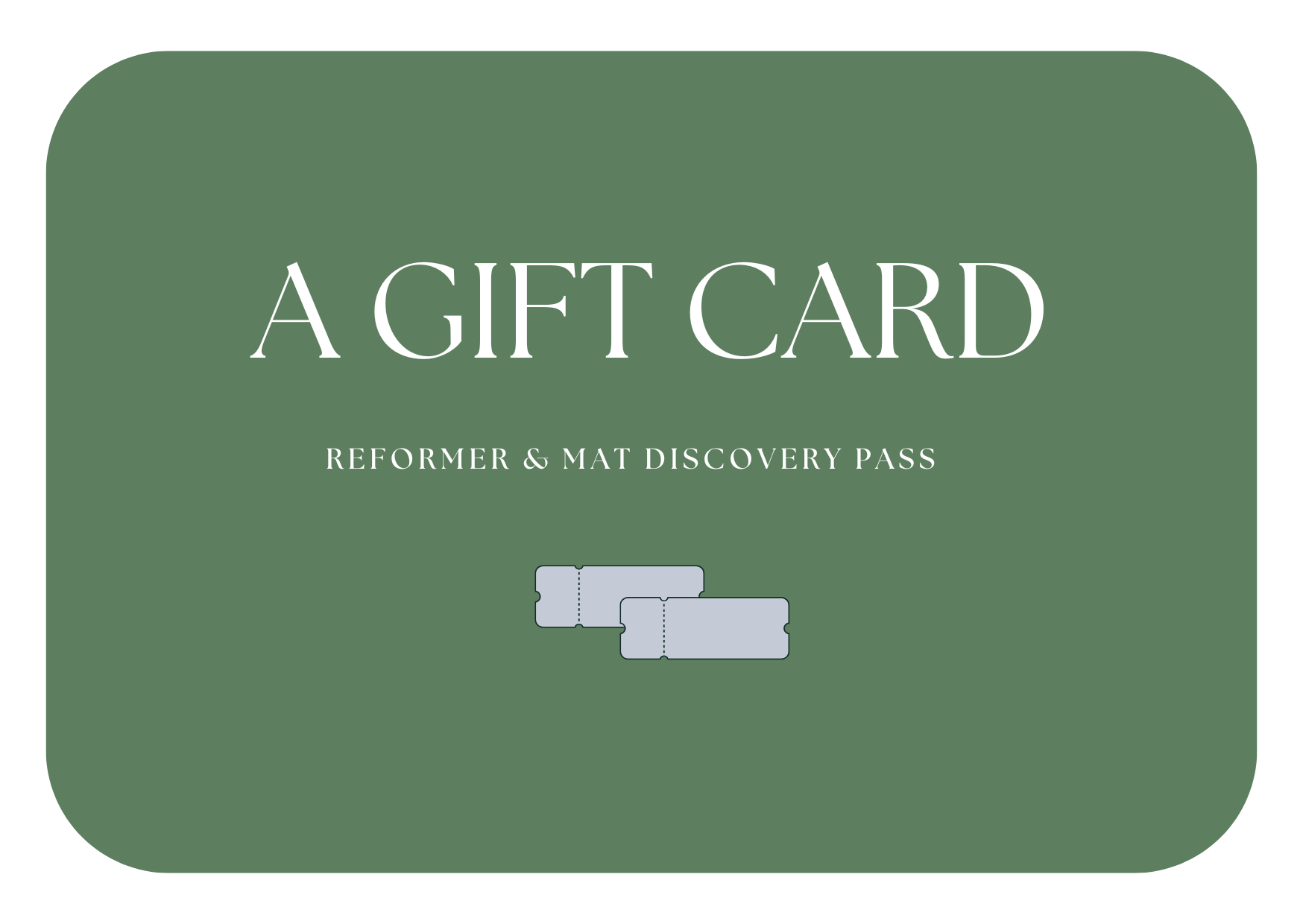 Gift Card – Reformer & Mat Discovery pass